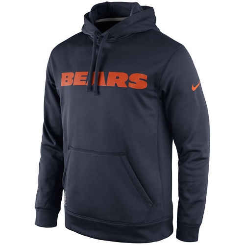 NFL Chicago Bears Nike KO Wordmark Performance Hoodie